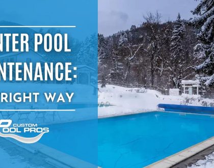 Right Methods to do Swimming Pool Maintenance in Winter