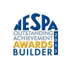 NESPAA Outstanding Achievement Awards 2013 logo for builders, featuring a blue and gold design emphasizing excellence in construction and design.