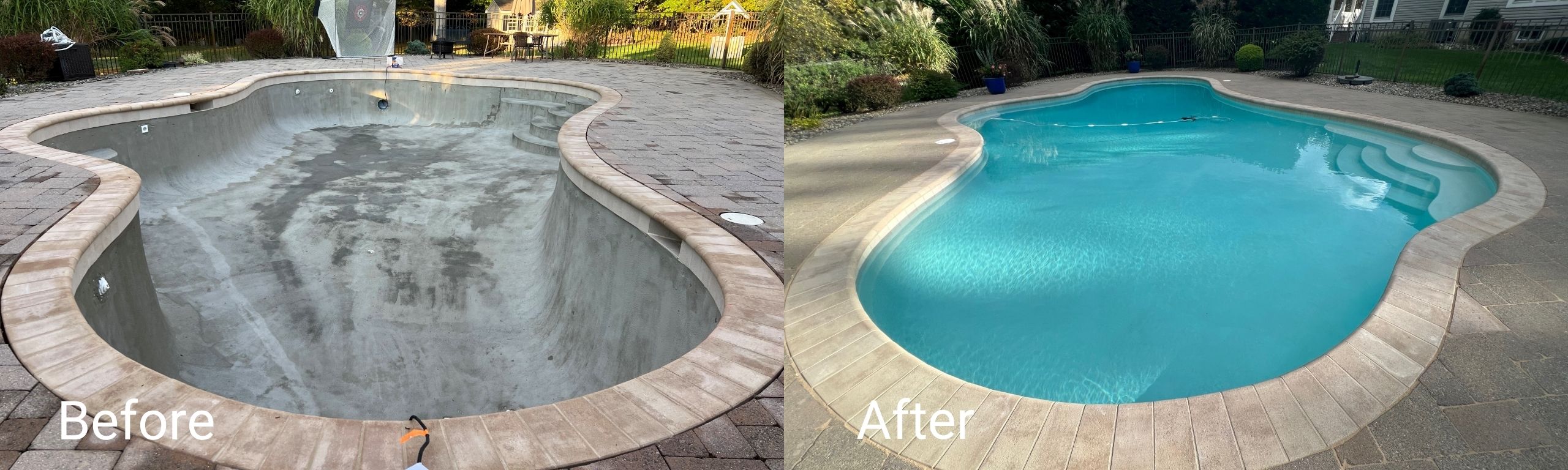 pool renovation before and after