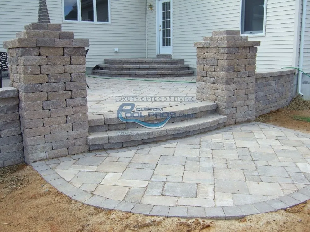 patio & pavers installation in Metuchen NJ, custom pool builder
