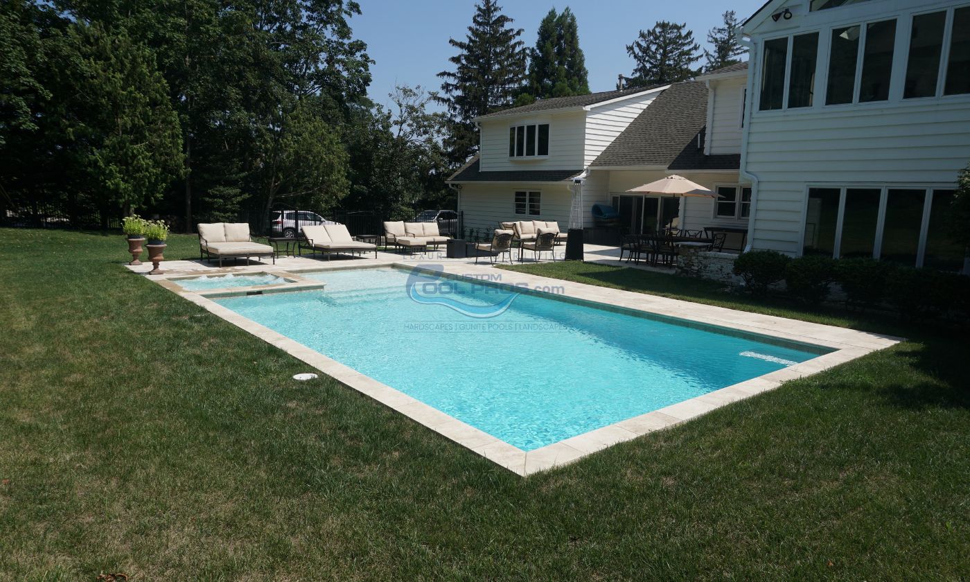 concrete pool installation in Scotch Plains, NJ